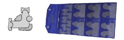 镀铬半径规组套